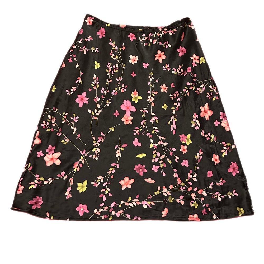 Ann Taylor Petites Silk Skirt